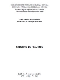 XI Seminário Internacional de Educação Histórica